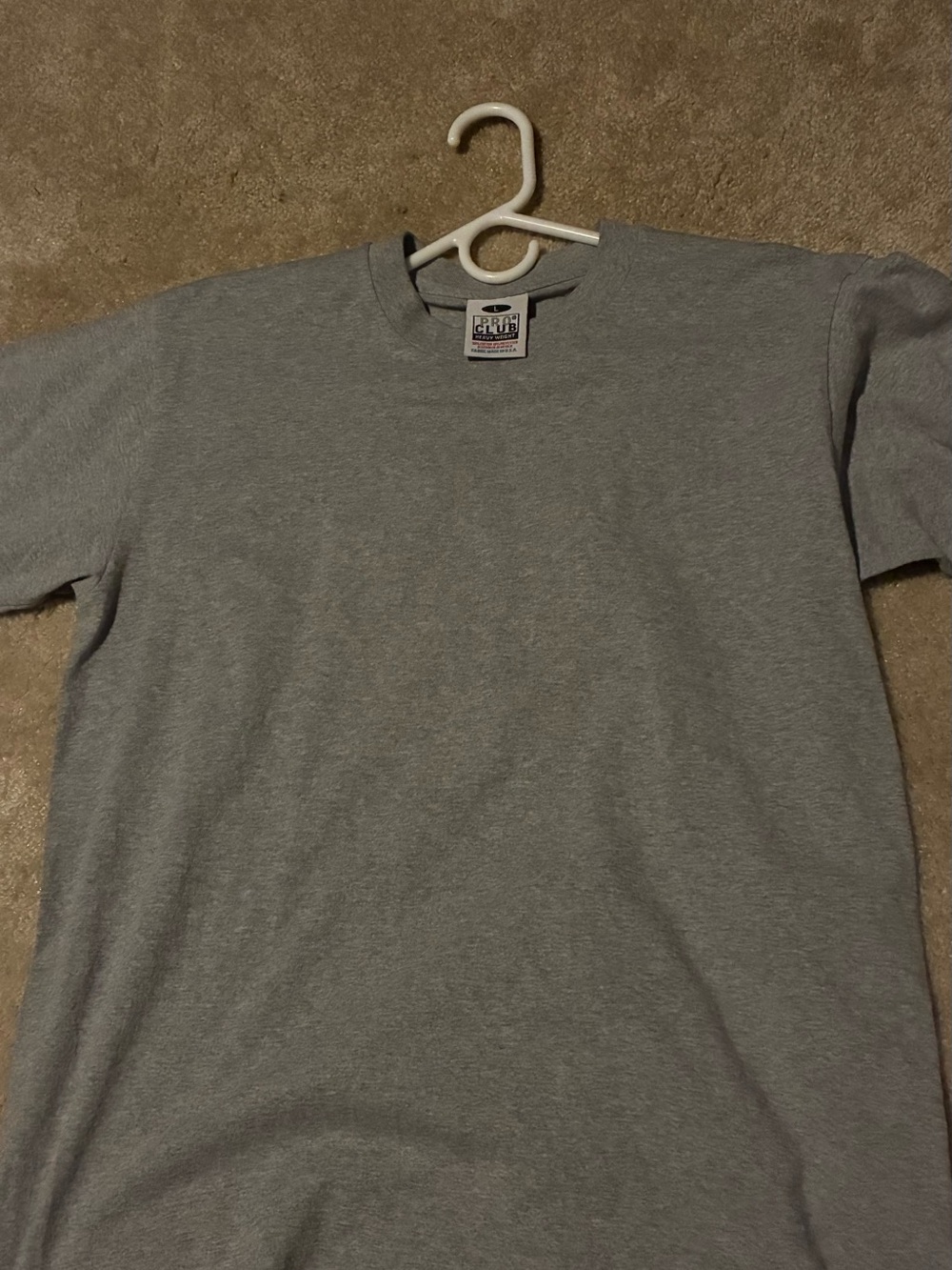 Grey pro club heavyweight shirt brand new but no tags